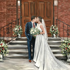 Painting From Wedding Photo - Wagner