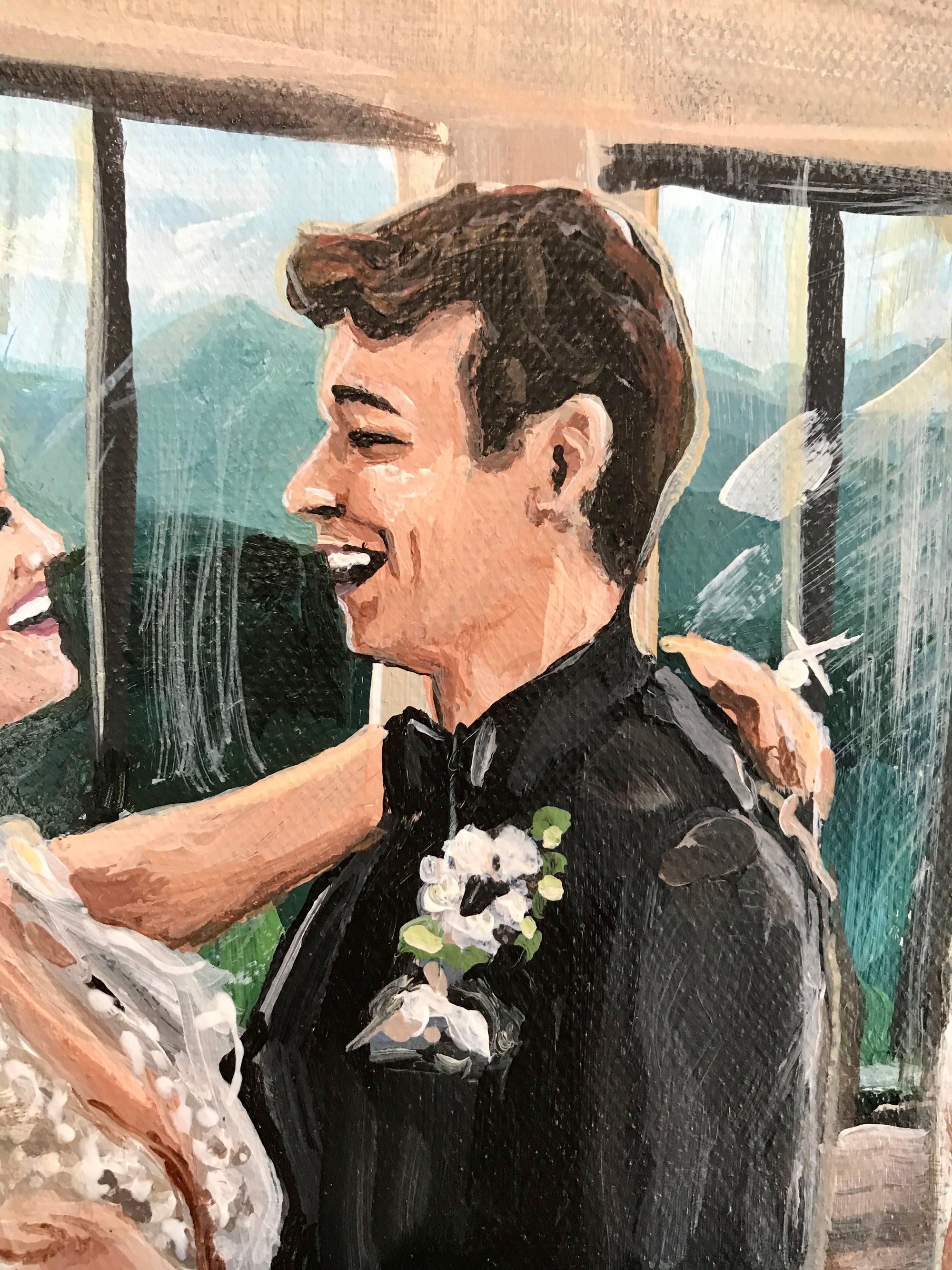 Custom Wedding Painting