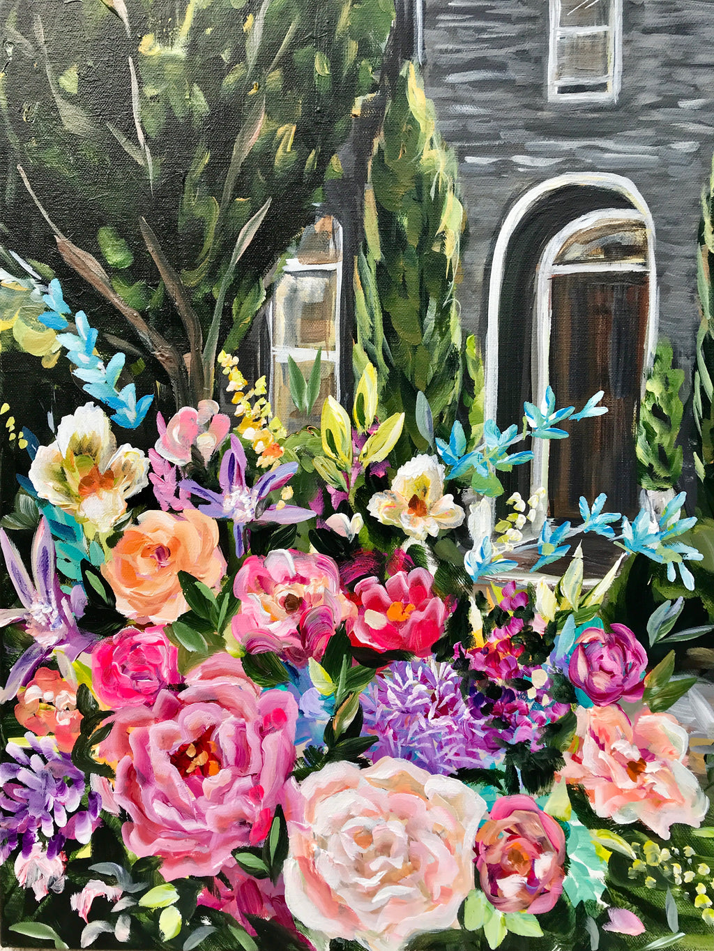 Nashville Urban Oasis Live Wedding Painter 2022