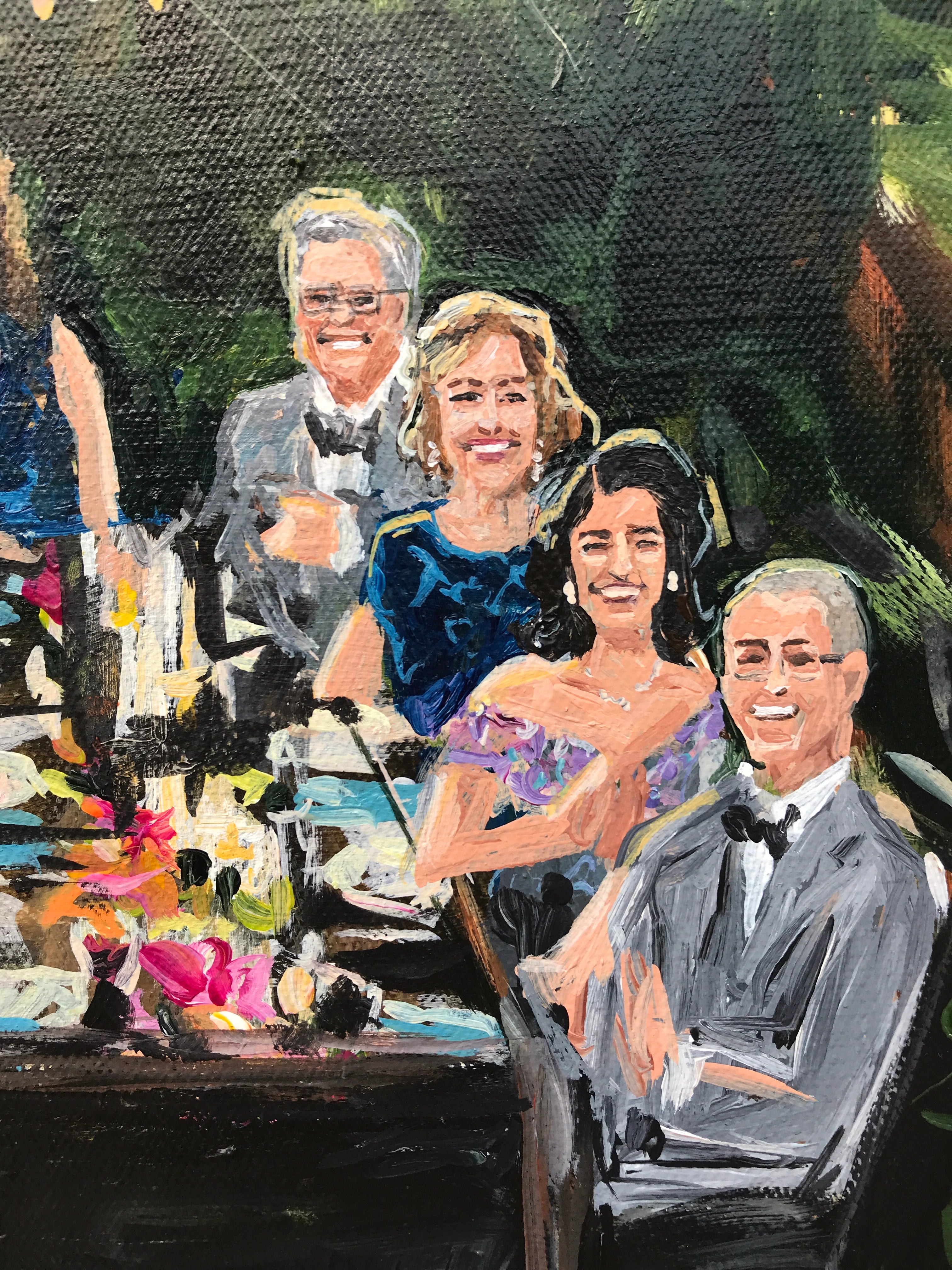 Nashville Urban Oasis Live Wedding Painter 2022