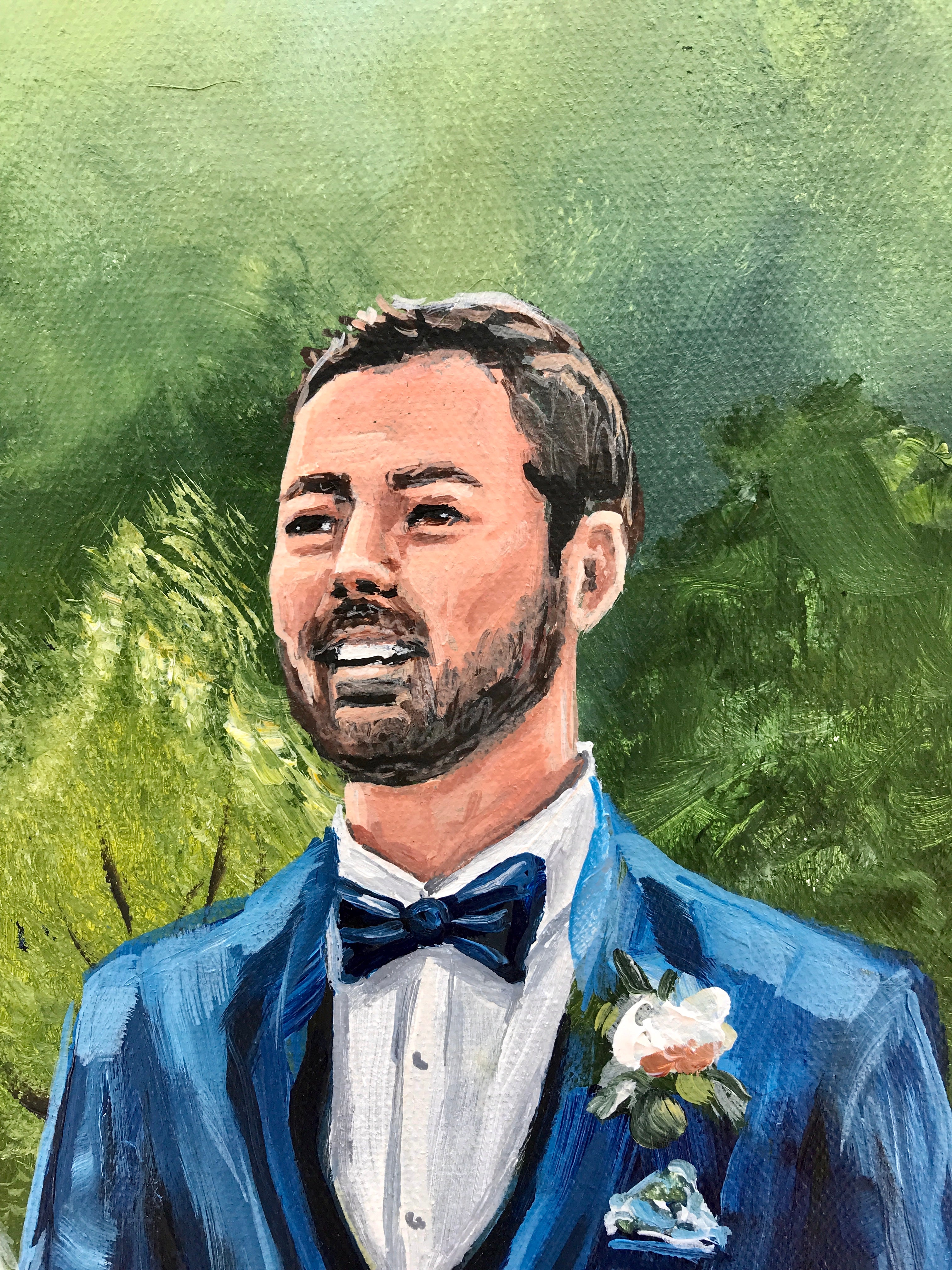 Live Wedding Painting Inside A Cave 2022