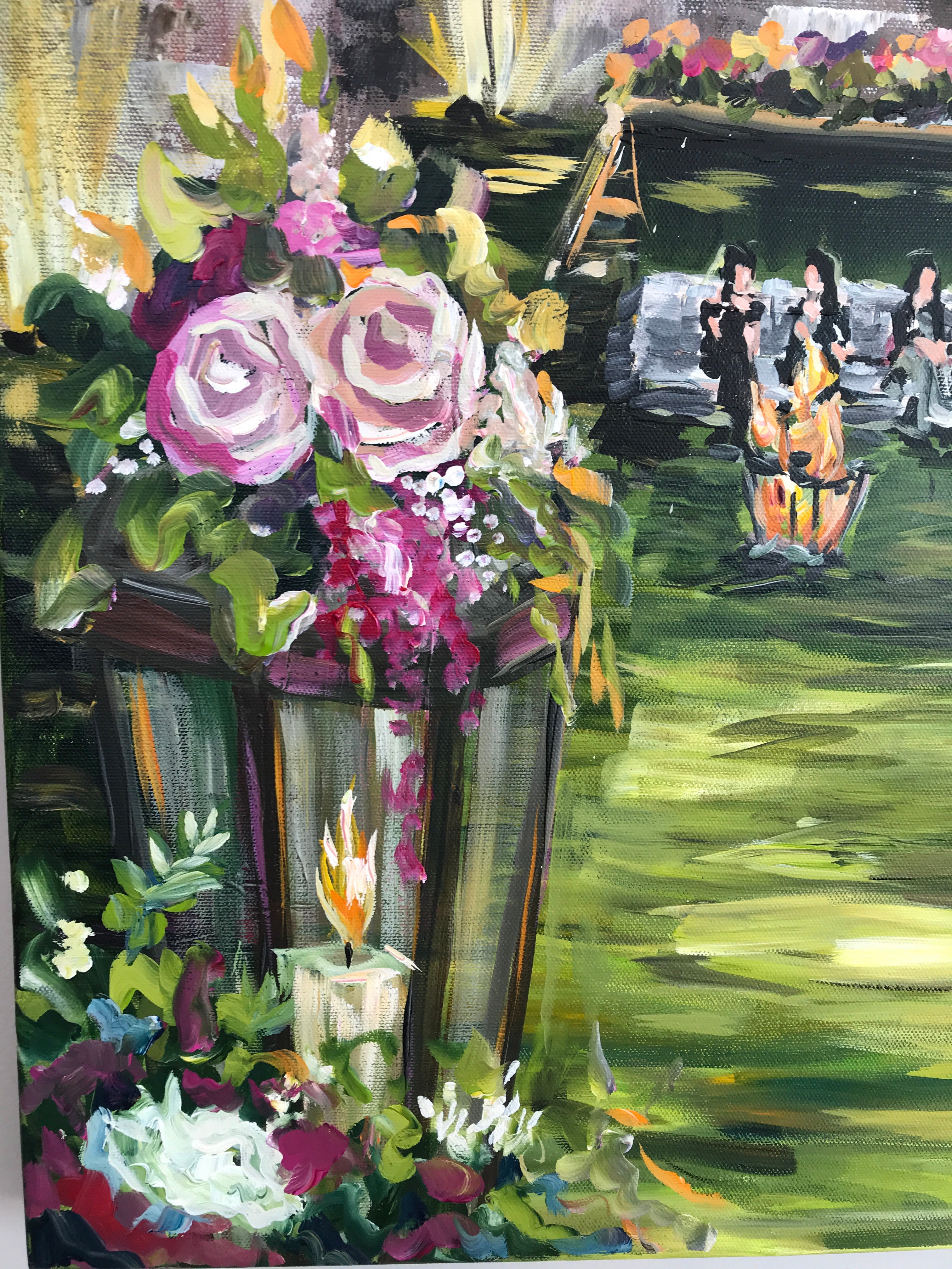Live Wedding Painter - Quarry Venue