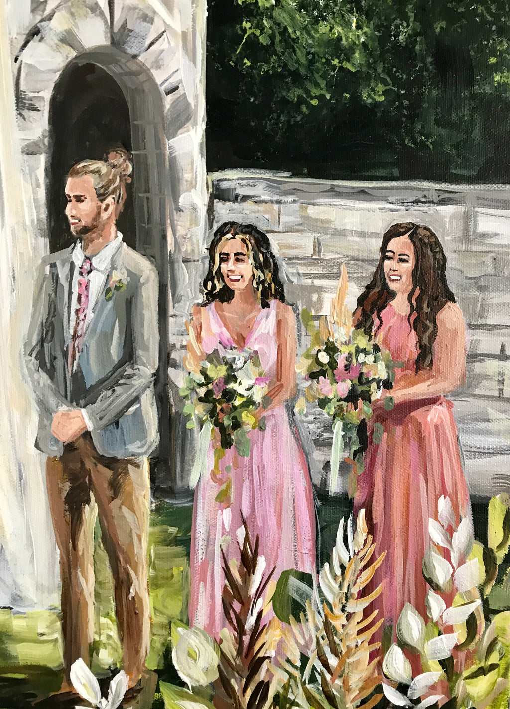 Live Wedding Painter - Kincaid House