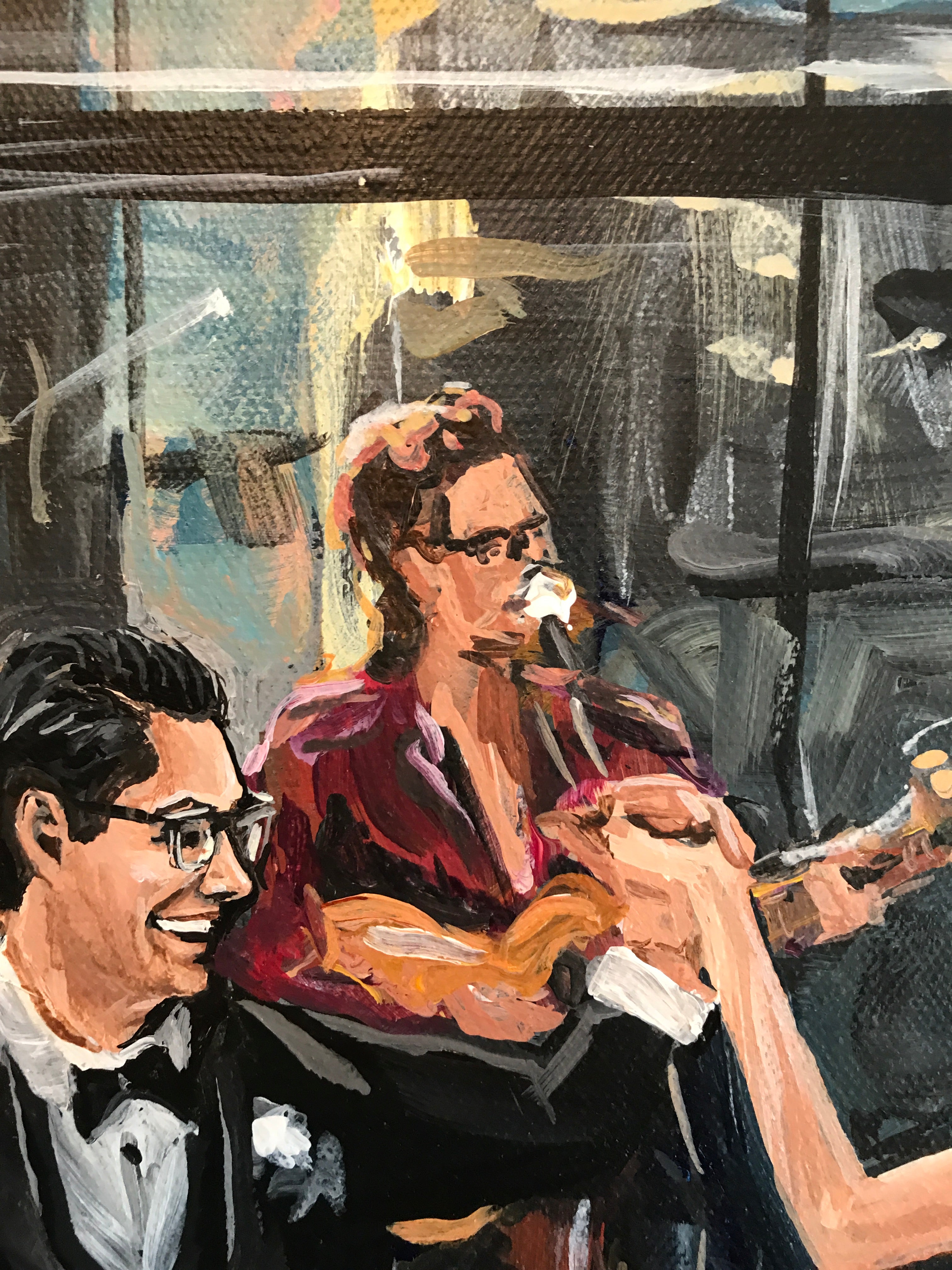 Country Music Hall of Fame Wedding Painting