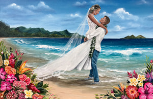 Honolulu Beach Hawaii Wedding Painter 2022