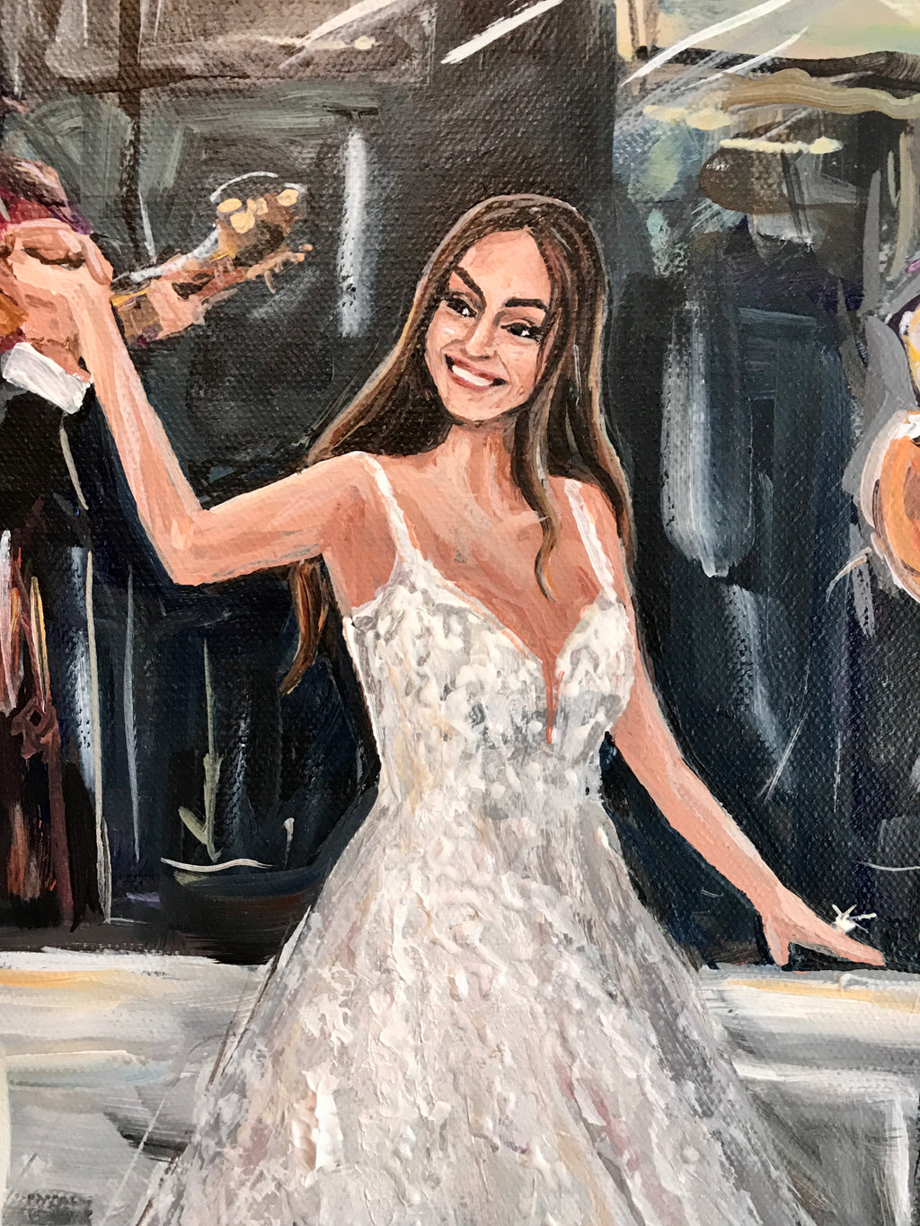 Country Music Hall of Fame Wedding Painting