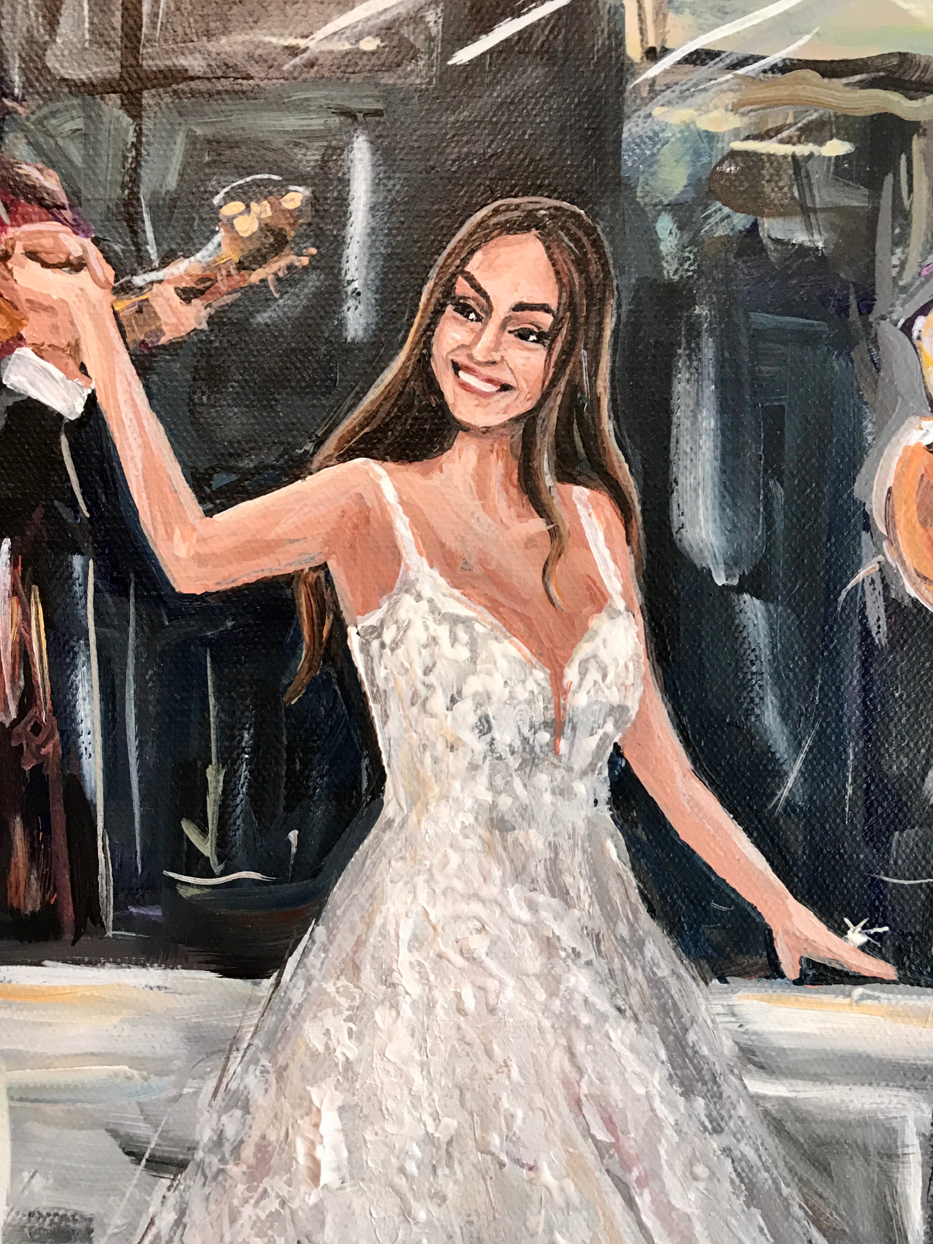 Country Music Hall of Fame Wedding Painting