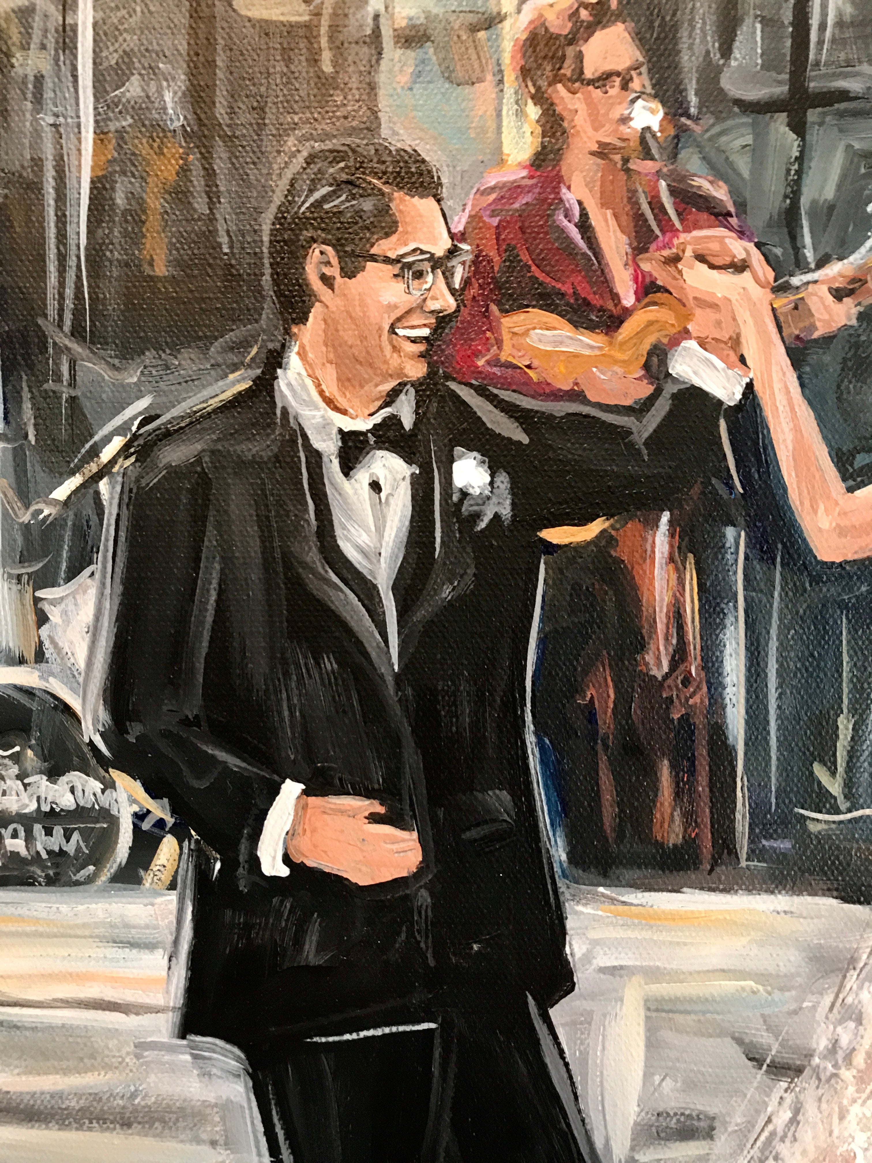 Country Music Hall of Fame Wedding Painting
