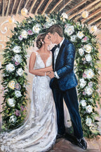 Nashville Wedding 1st Dance Captured In A Painting 2022