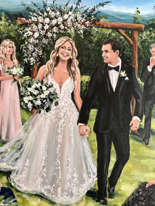 LIVE Custom Wedding Painting
