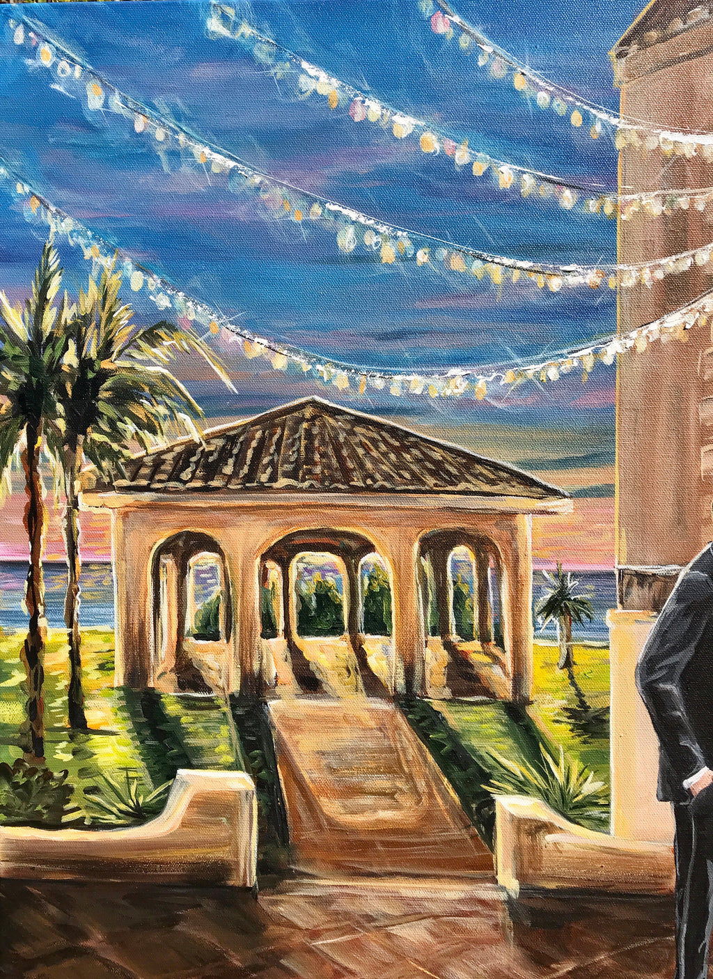 Sarasota Florida Live Wedding Painter 2022