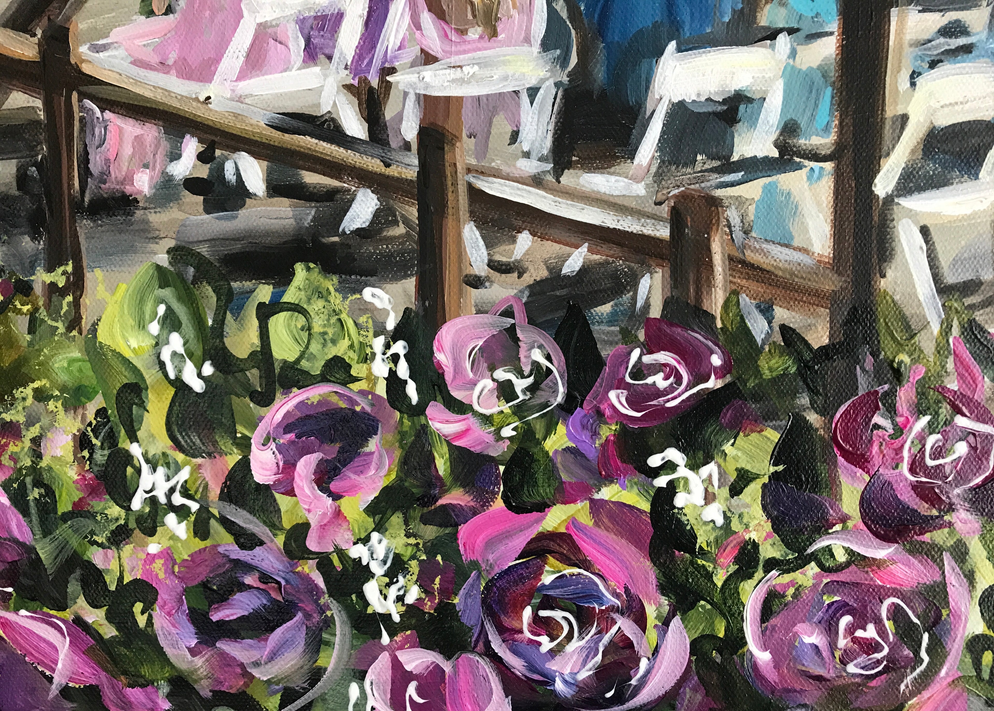 The Magnolia Venue LIVE Wedding Painter