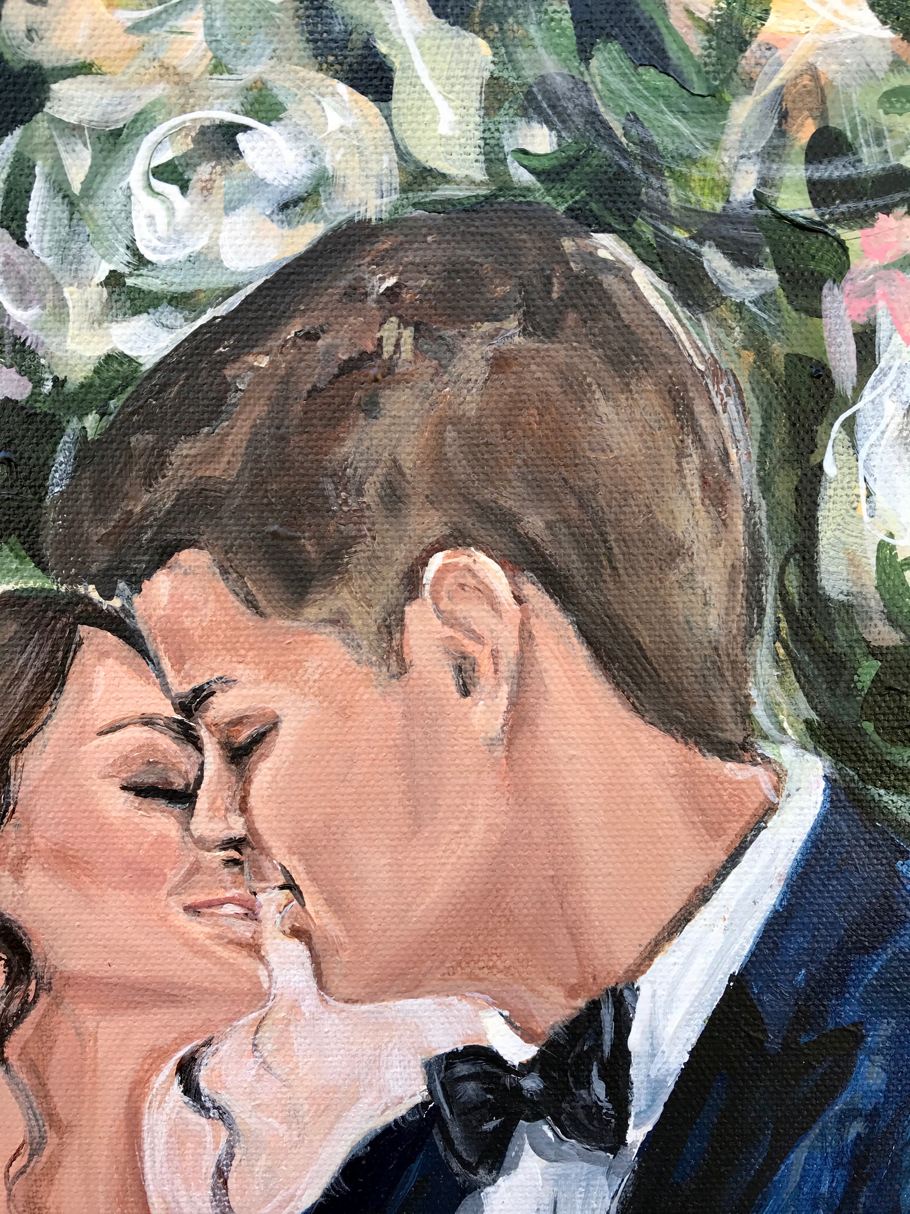 Nashville Wedding 1st Dance Captured In A Painting 2022