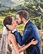 Biltmore Asheville Live Wedding Painting in 2022