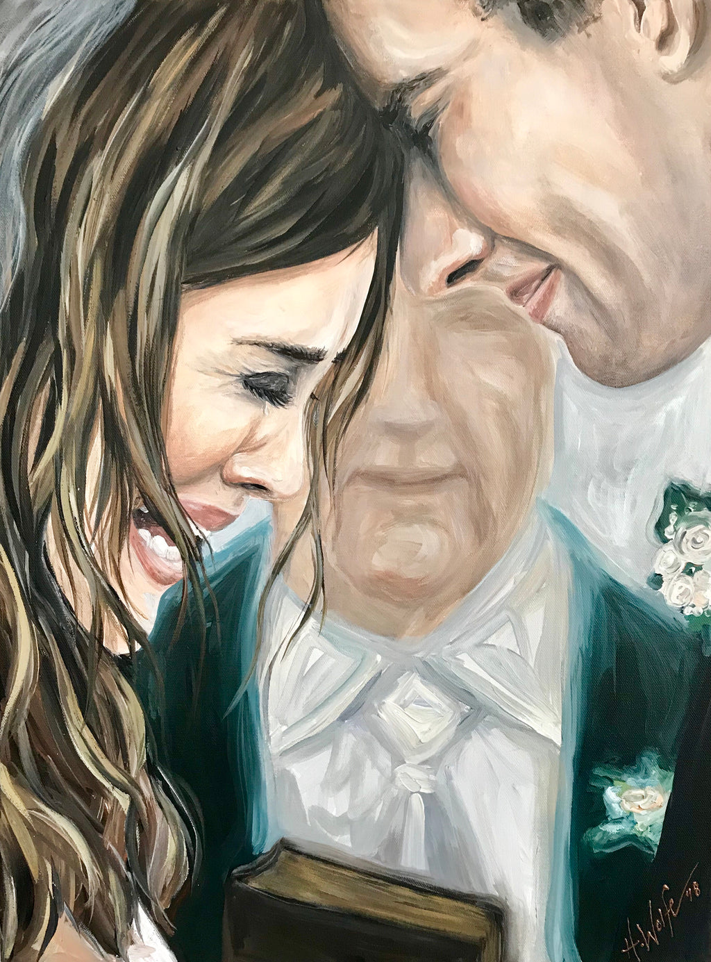 Wedding Painting from Photo - Marblegate Farms