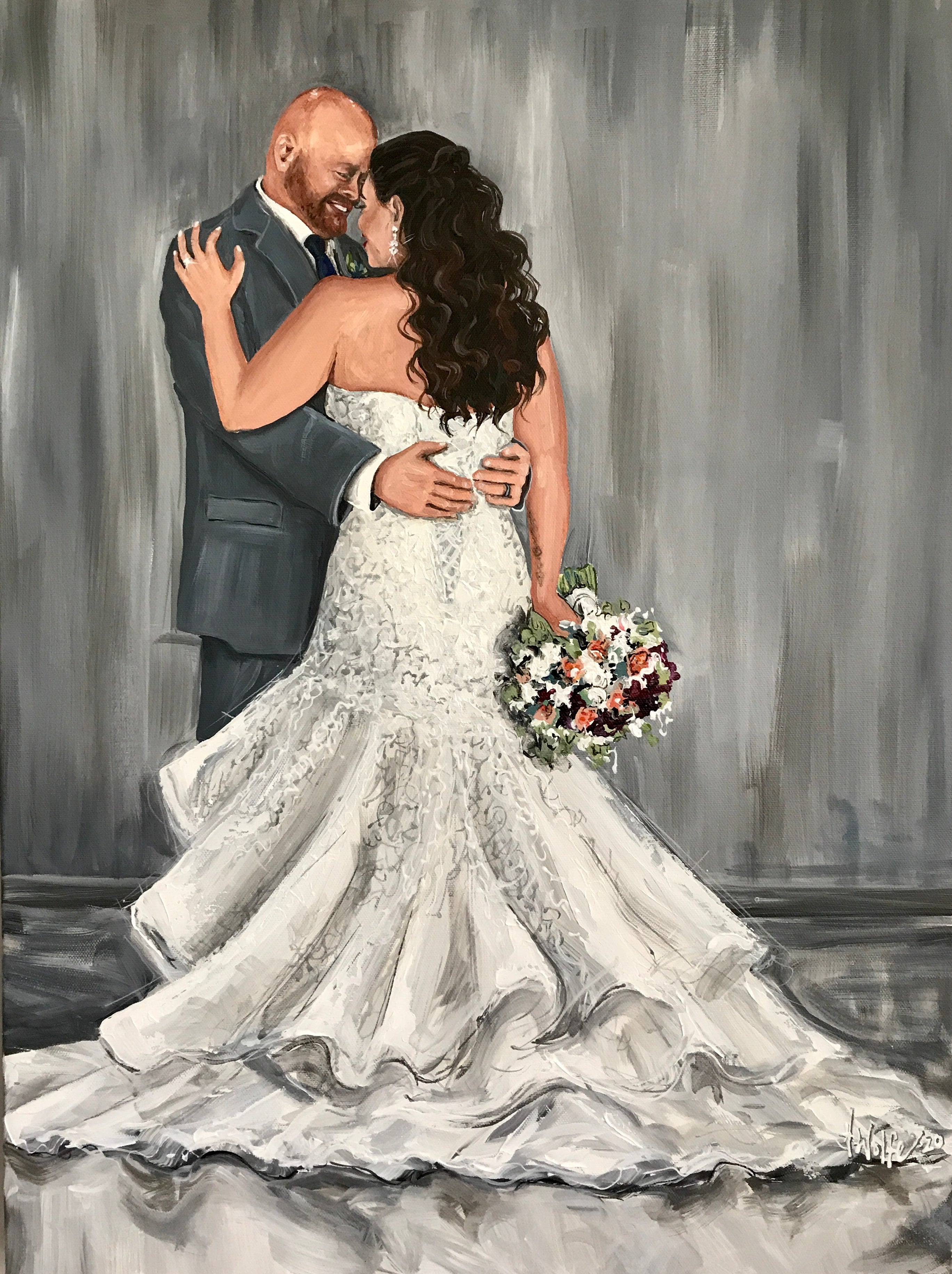 Live Wedding Painting - The Press Room