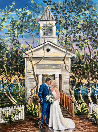 Florida Beach Live Wedding Painter 2022