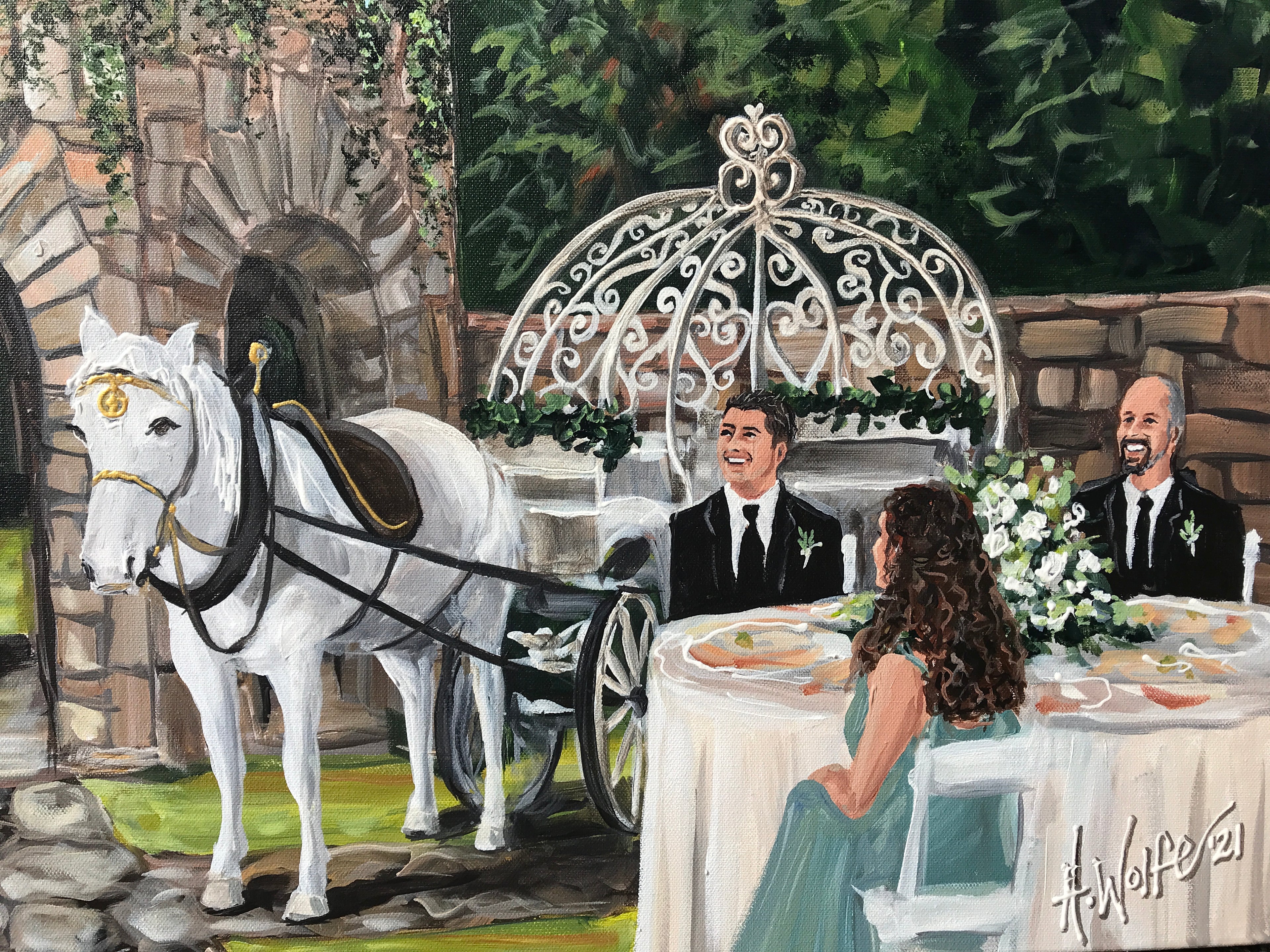 Kincaid House Live Wedding Painter 2021