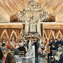Hand Painted Wedding Cermony
