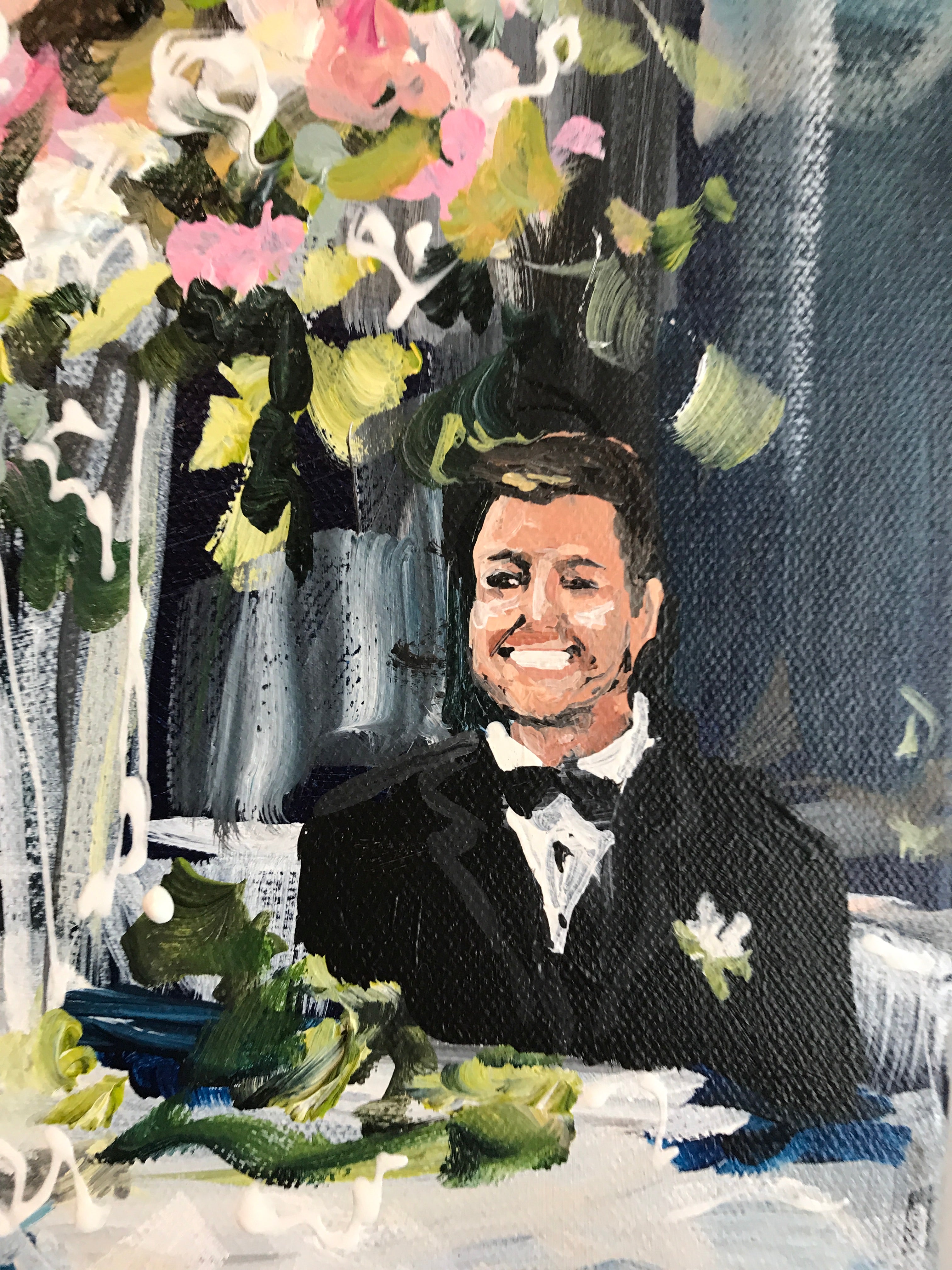 Country Music Hall of Fame Wedding Painting