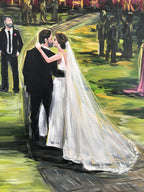 Live Wedding Painter - Quarry Venue