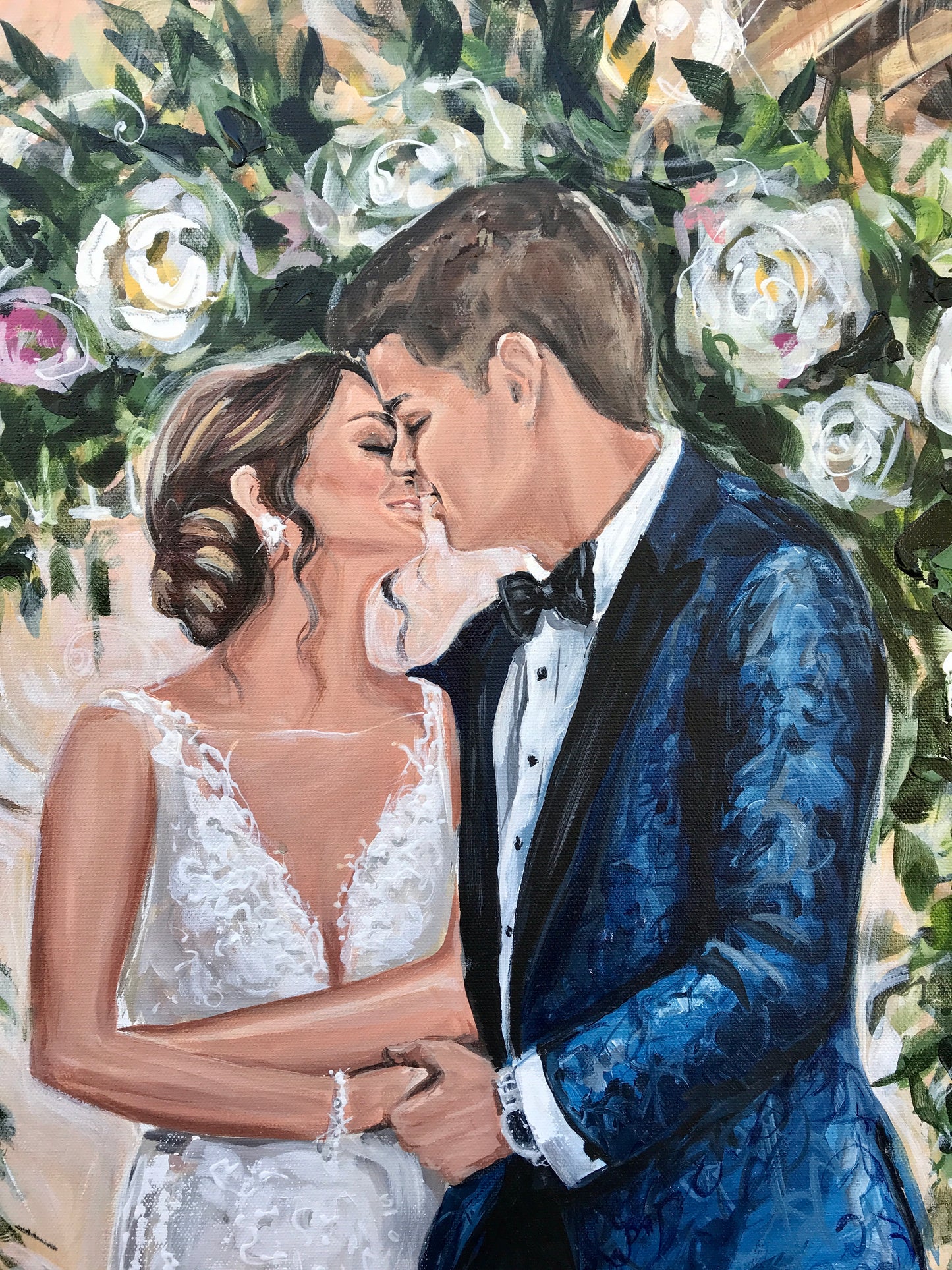 Nashville Wedding 1st Dance Captured In A Painting 2022