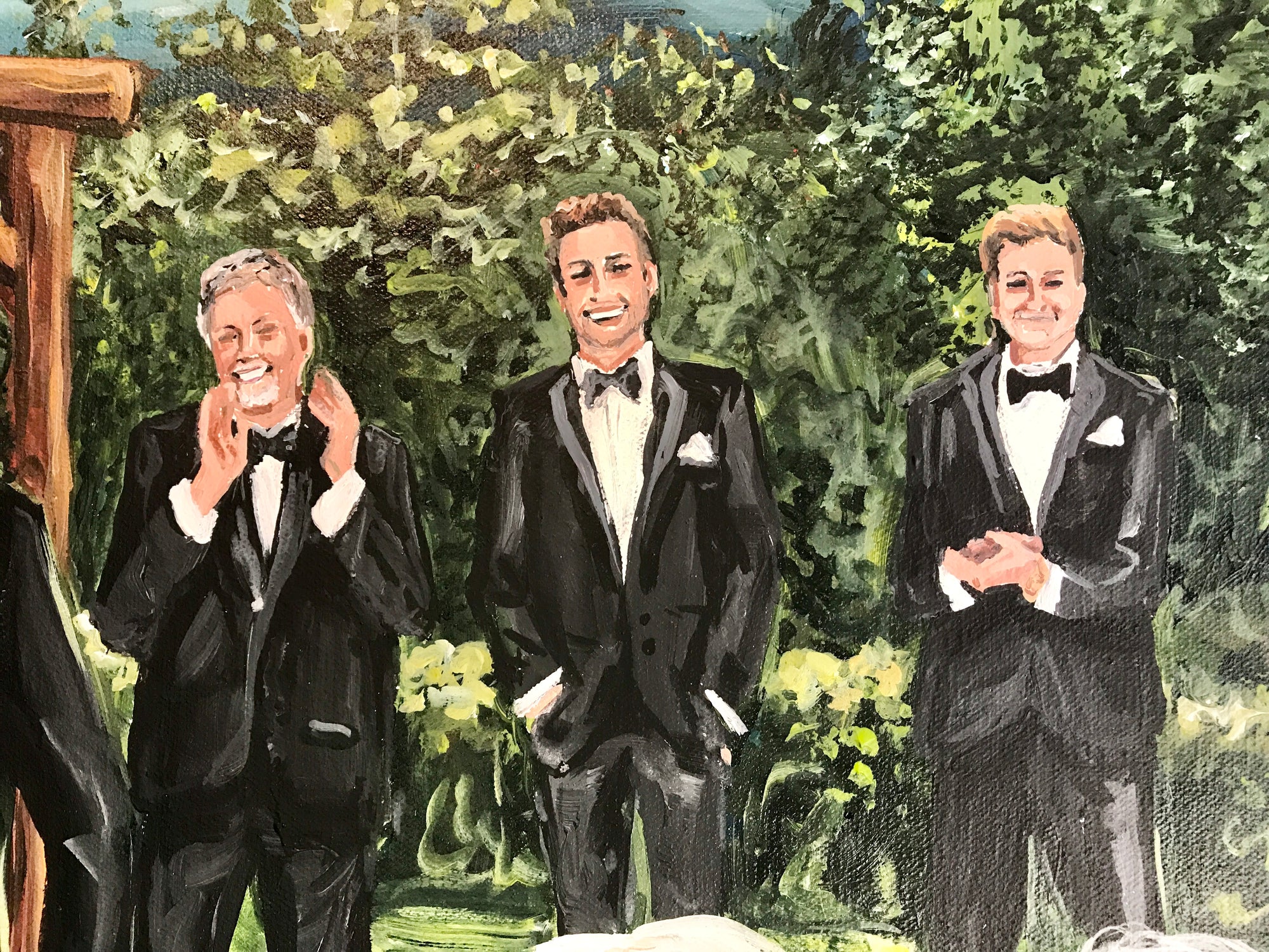 LIVE Custom Wedding Painting