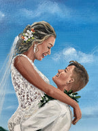 Honolulu Beach Hawaii Wedding Painter 2022