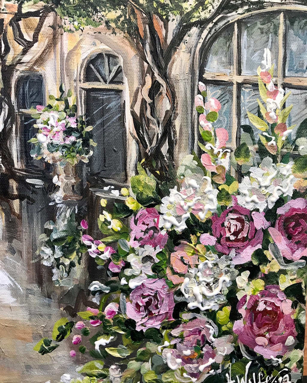Biltmore Asheville Live Wedding Painting in 2022