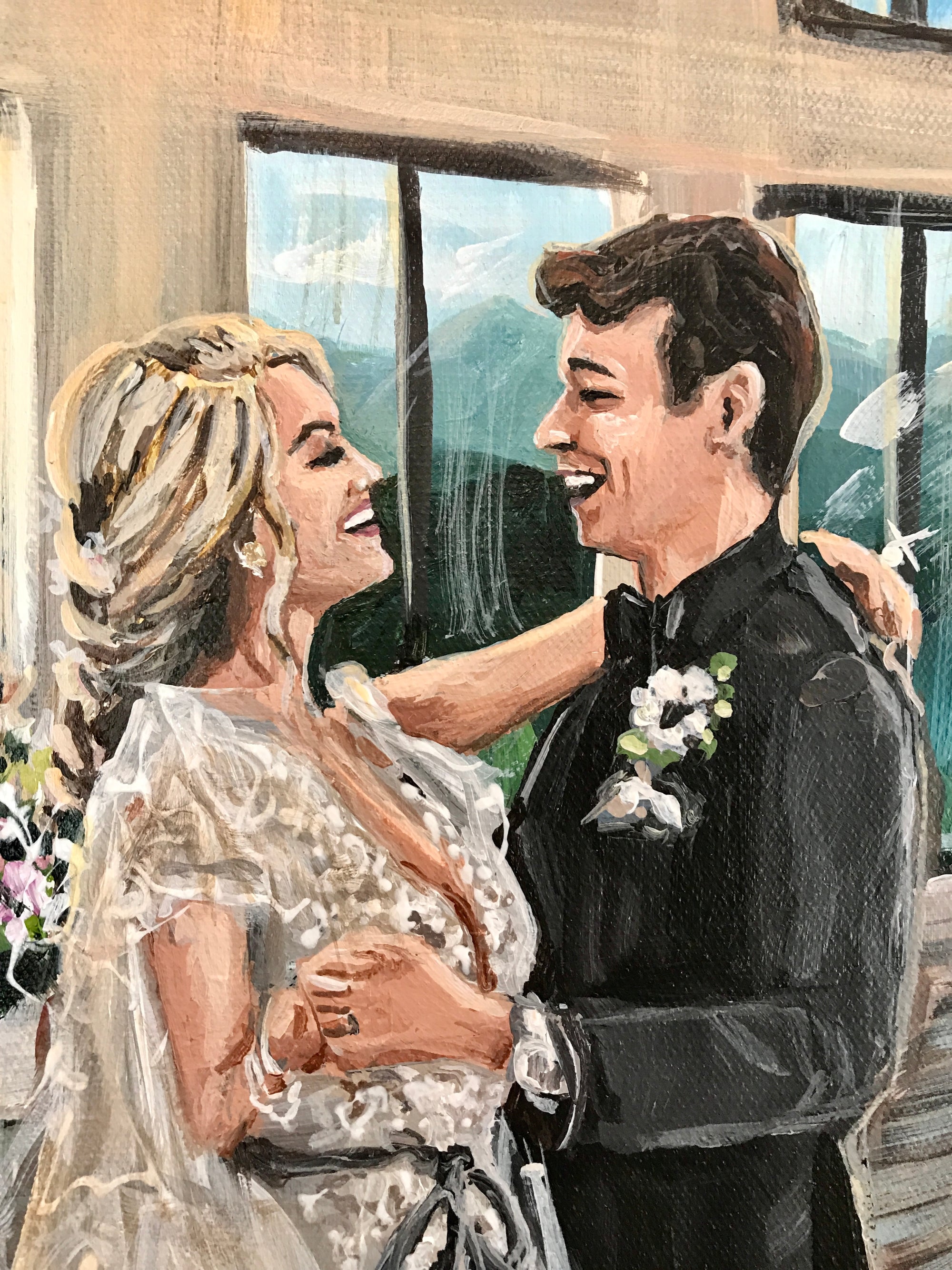 Custom Wedding Painting