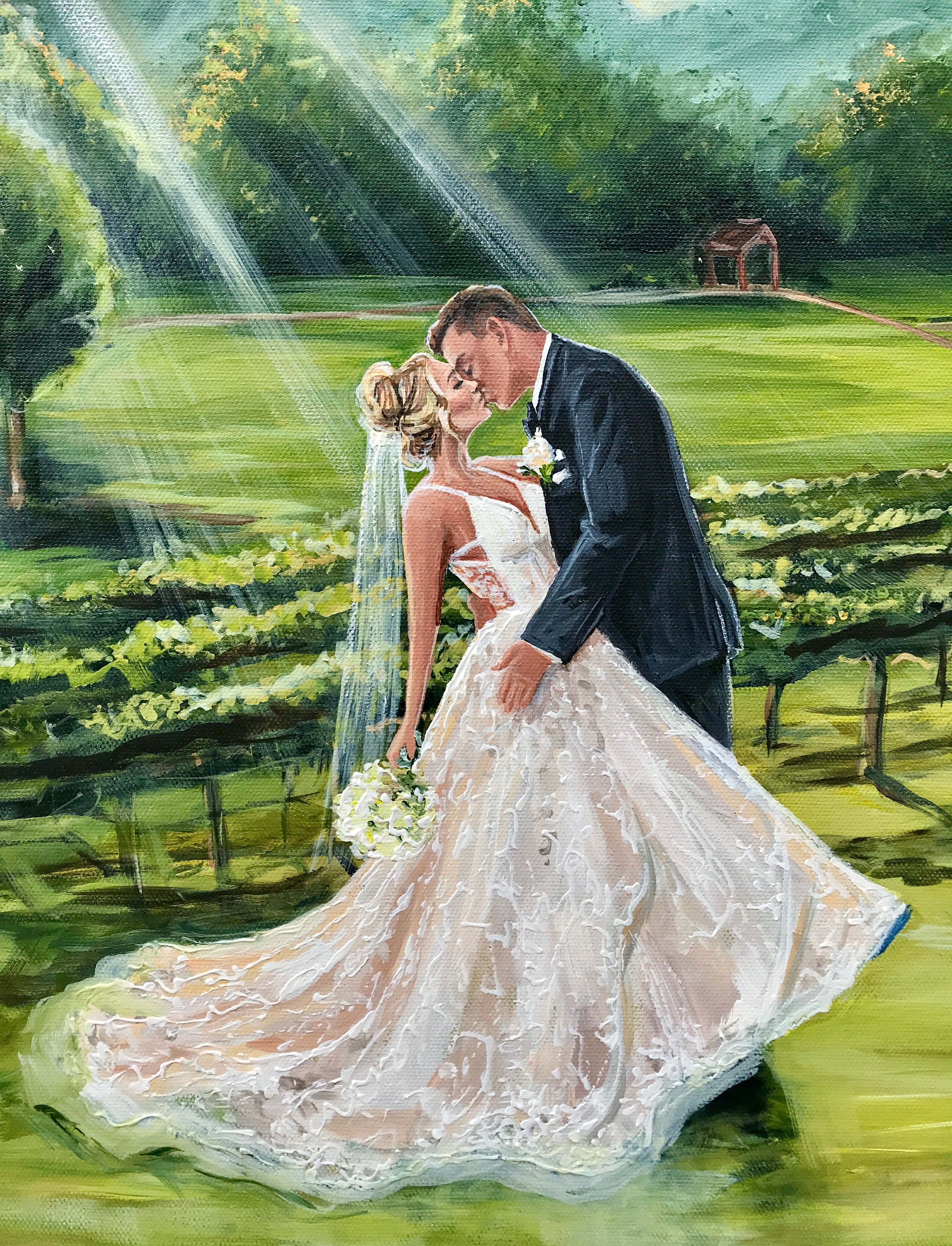 Ramble Creek Live Wedding Painter 2022