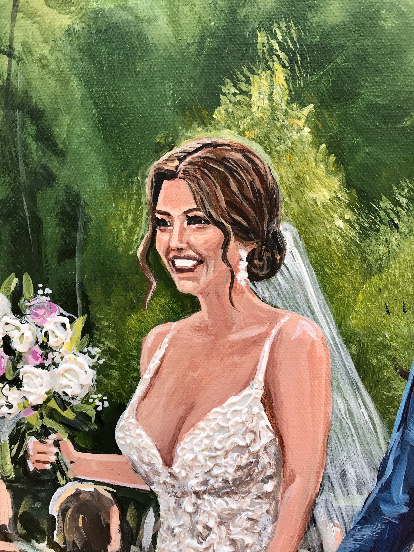 Live Wedding Painting Inside A Cave 2022