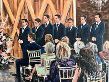 Hand Painted Wedding Cermony
