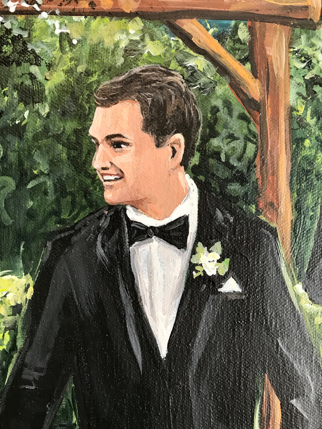 LIVE Custom Wedding Painting