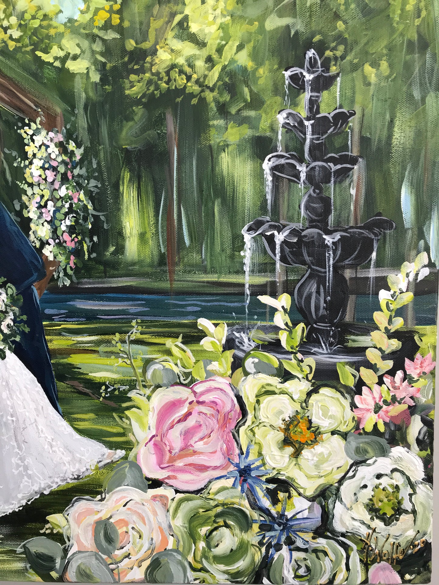 Wedding Painter - Dara's Garden