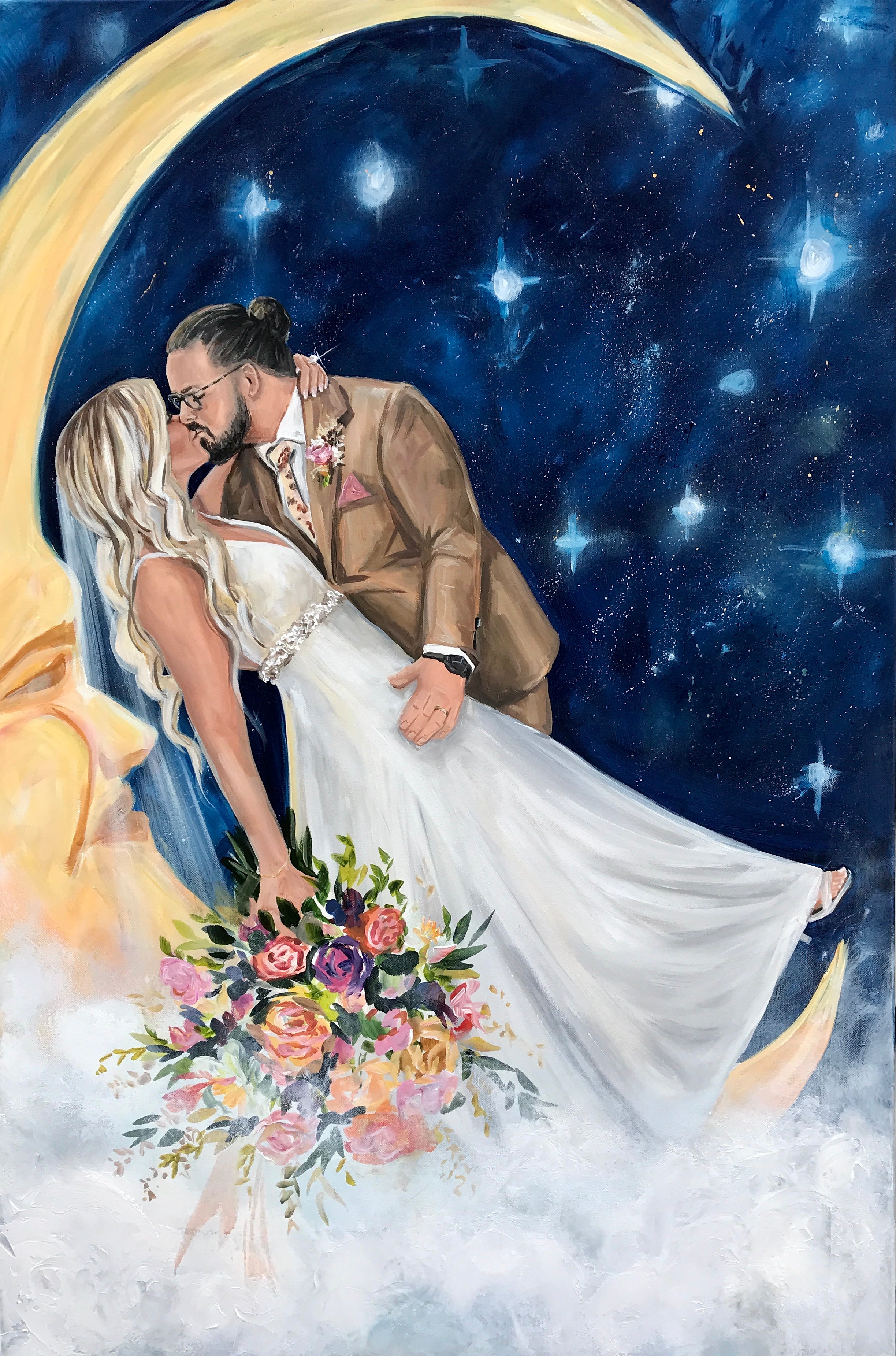 Downtown Knoxville Live Wedding Painter 2022