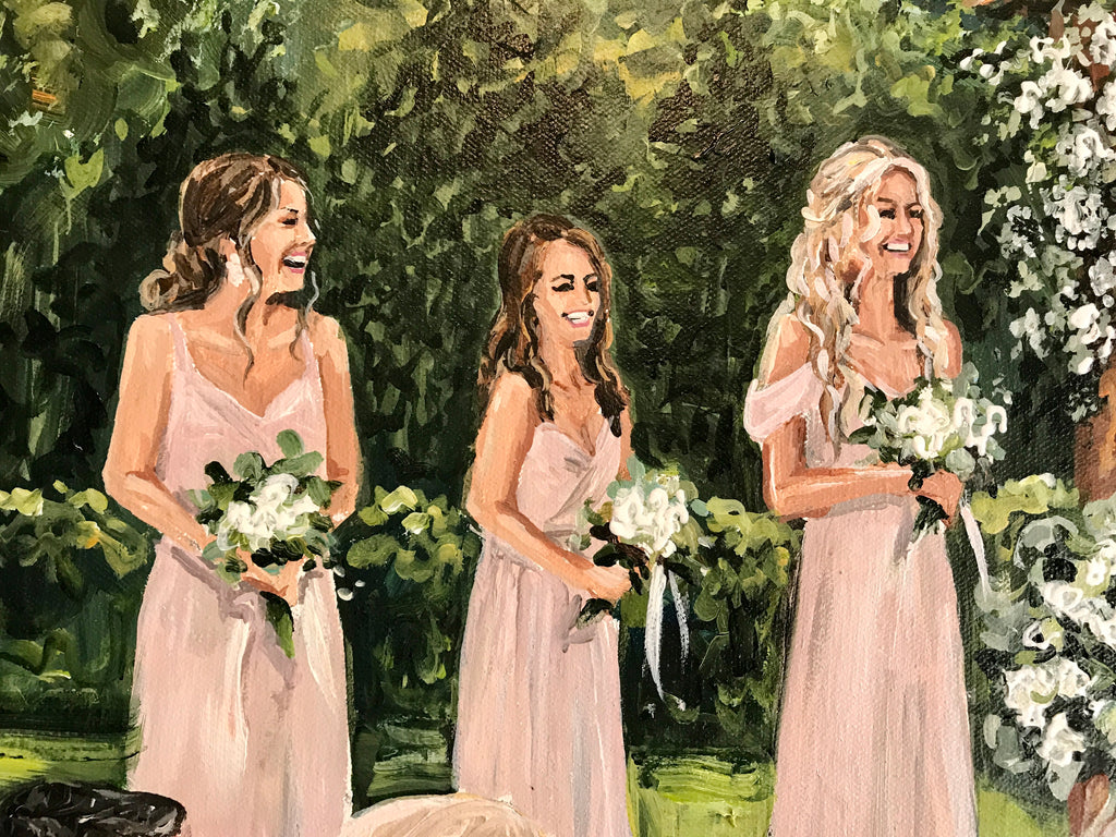 LIVE Custom Wedding Painting