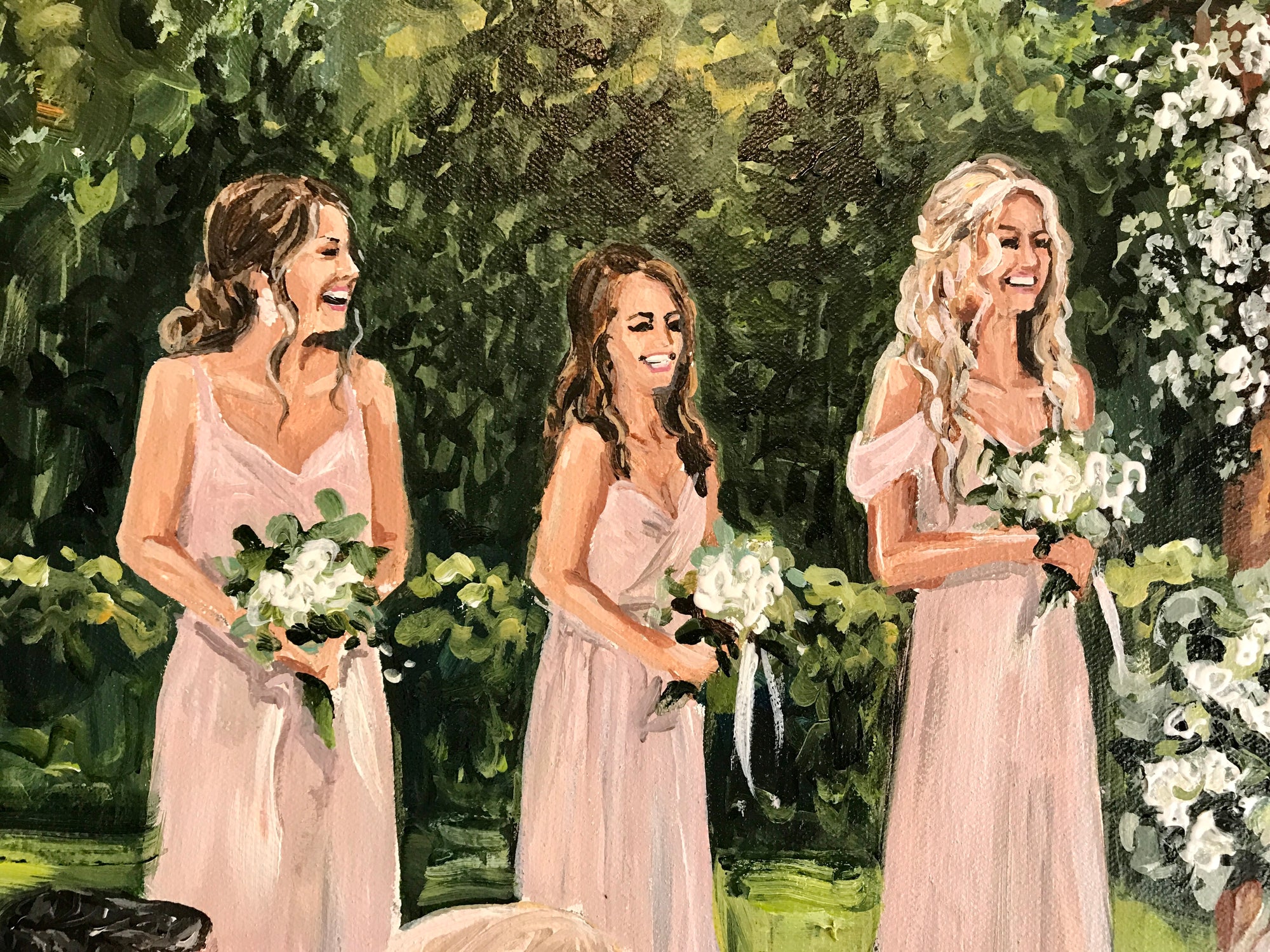 LIVE Custom Wedding Painting