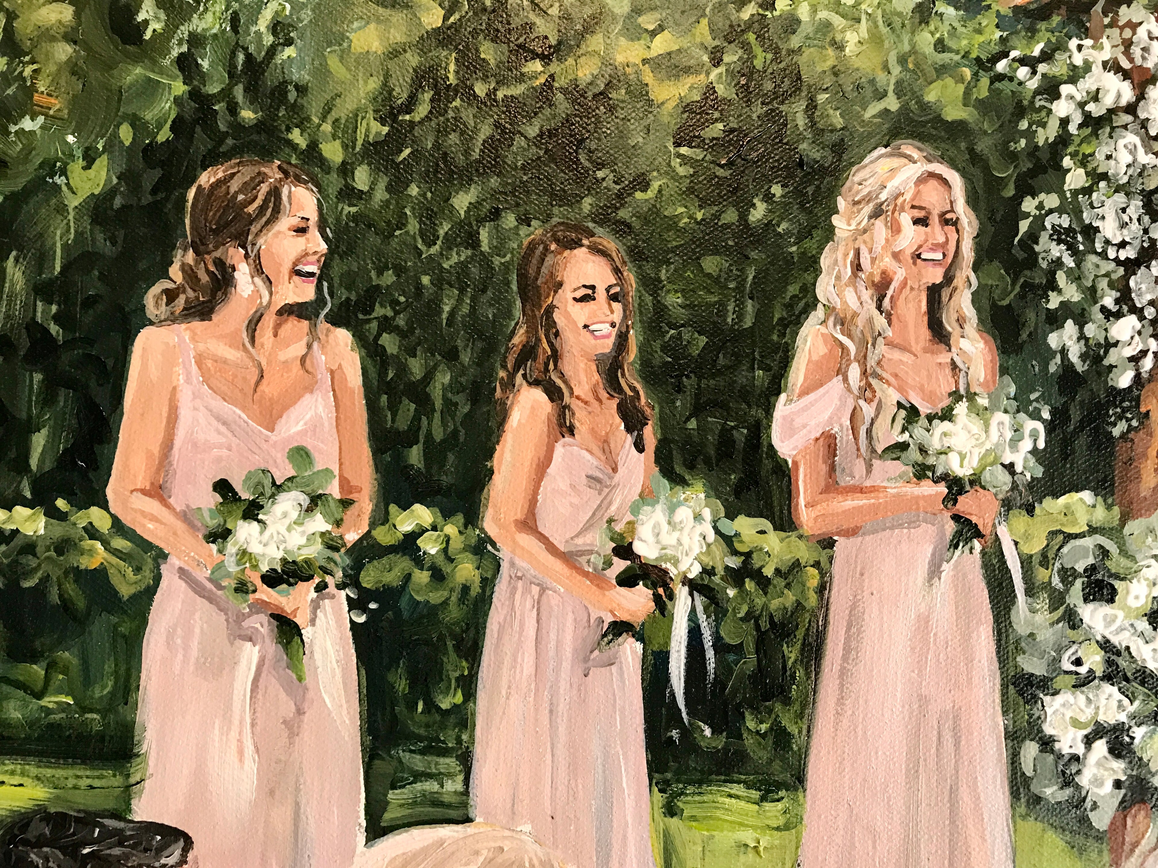 LIVE Custom Wedding Painting