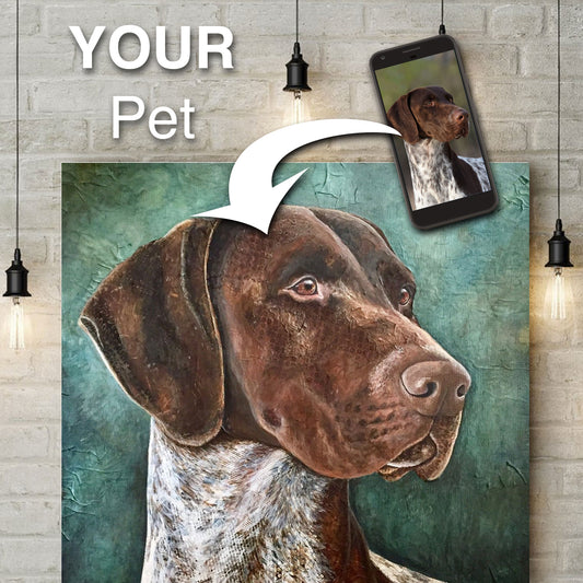 CollageAPet Custom Portrait of Your Pet